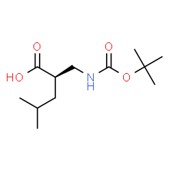 (R,S)-2-Isobutyl-3-(boc-amino)propanoic acid Structure