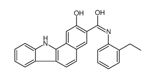 N-(2-ethylphenyl)-2-hydroxy-11H-benzo[a]carbazole-3-carboxamide Structure