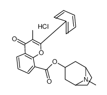 3-Tropinyl 3-methylflavone-8-carboxylate hydrochloride Structure