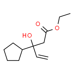 Cyclopentanepropanoic acid, b-ethenyl-b-hydroxy-, ethyl ester picture