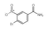 4-Bromo-3-nitrobenzamide Structure