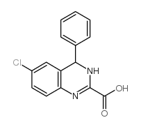 6-chloro-4-phenyl-1,4-dihydroquinazoline-2-carboxylic acid Structure