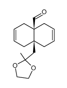 8a-(2-Methyl-[1,3]dioxolan-2-ylmethyl)-1,5,8,8a-tetrahydro-4H-naphthalene-4a-carbaldehyde Structure