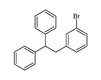 1-bromo-3-(2,2-diphenylethyl)benzene结构式