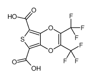 2,3-BIS-TRIFLUOROMETHYL-THIENO[3,4-B][1,4]DIOXINE-5,7-DICARBOXYLIC ACID Structure