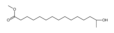 methyl (14R)-14-hydroxypentadecanoate Structure