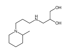 3-[3-(2-methylpiperidin-1-yl)propylamino]propane-1,2-diol Structure