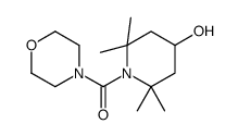 (4-hydroxy-2,2,6,6-tetramethylpiperidin-1-yl)-morpholin-4-ylmethanone结构式