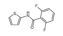 2,6-difluoro-N-(thiophen-2-yl)benzamide结构式