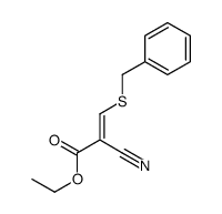 ethyl 3-benzylsulfanyl-2-cyanoprop-2-enoate Structure