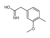 2-(3-Methoxy-4-methylphenyl)acetamide Structure