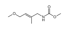 Carbamic acid,(4-methoxy-2-methyl-2-butenyl)-,methyl ester (9CI)结构式