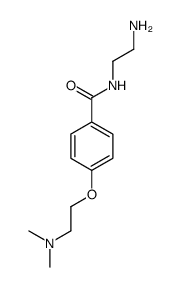 N-(2-aminoethyl)-4-[2-(dimethylamino)ethoxy]benzamide结构式