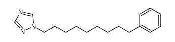 1-(9-phenylnonyl)-1,2,4-triazole结构式