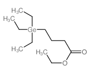 Butanoicacid, 4-(triethylgermyl)-, ethyl ester Structure