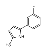 4-(3-fluorophenyl)-1,3-dihydroimidazole-2-thione Structure