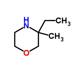 3-Ethyl-3-methylmorpholine Structure