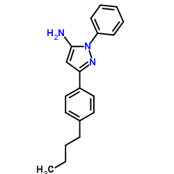 3-(4-Butylphenyl)-1-phenyl-1H-pyrazol-5-amine图片