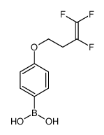 [4-(3,4,4-trifluorobut-3-enoxy)phenyl]boronic acid Structure