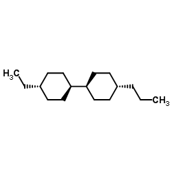 (trans,trans)-4-Ethyl-4'-propyl-1,1'-bicyclohexyl Structure