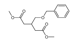 3-Benzyloxymethyl-pentanedioic acid dimethyl ester结构式