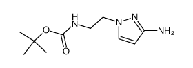 1-(2-ethyl-carbamic acid t-butylester)-3-amino-1H-pyrazole Structure