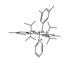 (N(C6H3(Me)P(i-Pr)2)2)Ir(H)(3,5-dimethylbenzyl)(pyridine) Structure