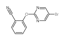 2-(5-溴-嘧啶-2-基氧基)-苯甲腈结构式