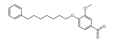 1-Phenyl-7-(4-nitro-2-methoxy-phenoxy)-heptan结构式