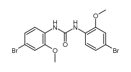 N,N'-bis-(4-bromo-2-methoxy-phenyl)-urea Structure