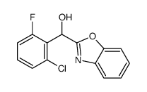 1,3-benzoxazol-2-yl-(2-chloro-6-fluorophenyl)methanol Structure