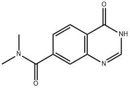 n,n-dimethyl-4-oxo-3,4-dihydroquinazoline-7-carboxamide Structure
