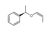 (R)-1-phenylethyl (Z)-1-propenyl ether结构式