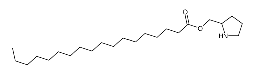 pyrrolidin-2-ylmethyl octadecanoate结构式