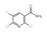 2,6-Dichloro-5-fluoronicotinamide Structure