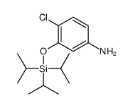 3-Triisopropylsilyloxy-4-chloroaniline结构式