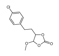 4-(4-chlorophenethyl)-5-methoxy-1,3-dioxolan-2-one Structure