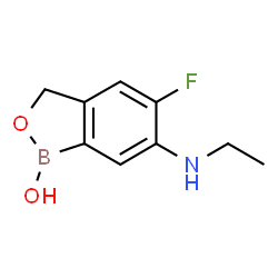 6-(Ethylamino)-5-fluoro-2,1-benzoxaborol-1(3H)-ol picture