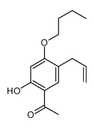 1-(4-butoxy-2-hydroxy-5-prop-2-enylphenyl)ethanone结构式