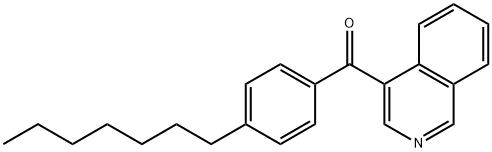 (4-庚基苯基)(异喹啉-4-基)甲酮图片