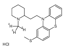 Thioridazine-d3 (hydrochloride) structure