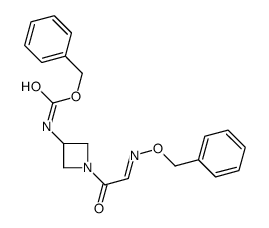 benzyl N-[1-[(2E)-2-phenylmethoxyiminoacetyl]azetidin-3-yl]carbamate Structure