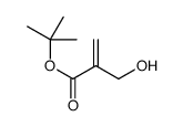 tert-butyl 2-(hydroxymethyl)acrylate结构式