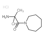 2-Amino-1-(1-azepanyl)-2-methyl-1-propanone hydrochloride结构式