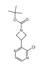 tert-butyl 3-(3-chloropyrazin-2-yl)azetidine-1-carboxylate Structure