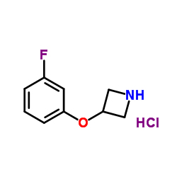 3-(3-Fluorophenoxy)-azetidine HCl structure