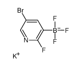 (5-溴-2-氟吡啶-3-基)三氟硼酸钾结构式