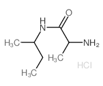 2-Amino-N-(sec-butyl)propanamide hydrochloride Structure