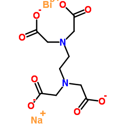 bismuth sodium ethylenediaminetetraacetate Structure