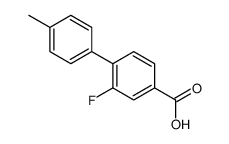 2-FLUORO-4'-METHYL-[1,1'-BIPHENYL]-4-CARBOXYLIC ACID Structure